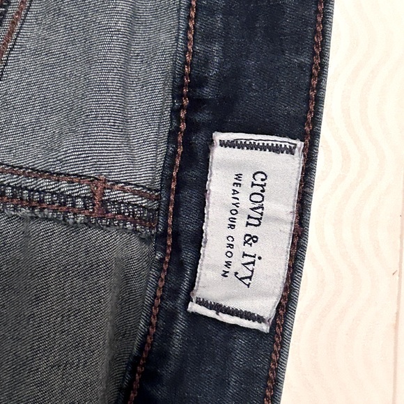 Crown and Ivy Straight Leg High Rise Jeans Women’s 4 - Picture 4 of 6